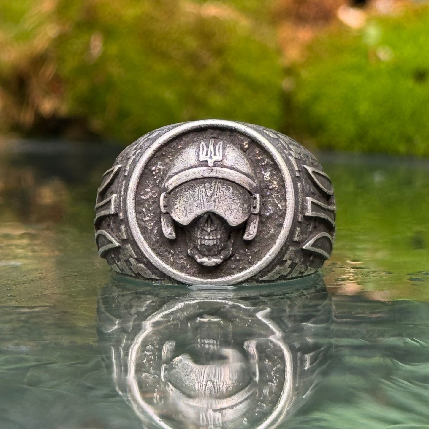 The Ghost of Kyiv signet ring