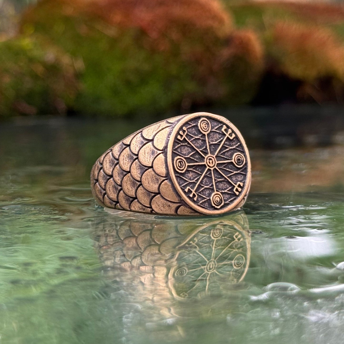 Veidistafur stave ring