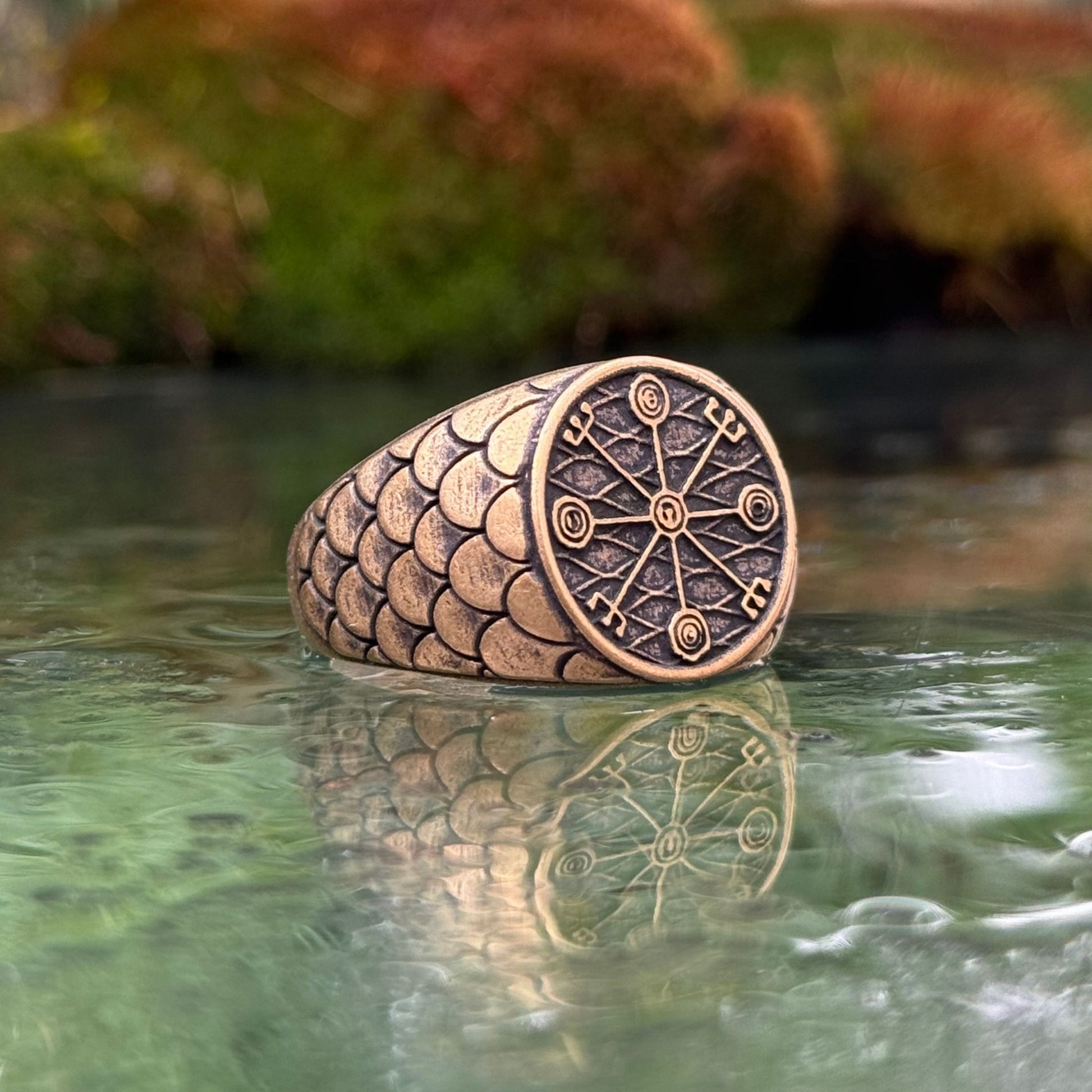 Veidistafur stave ring