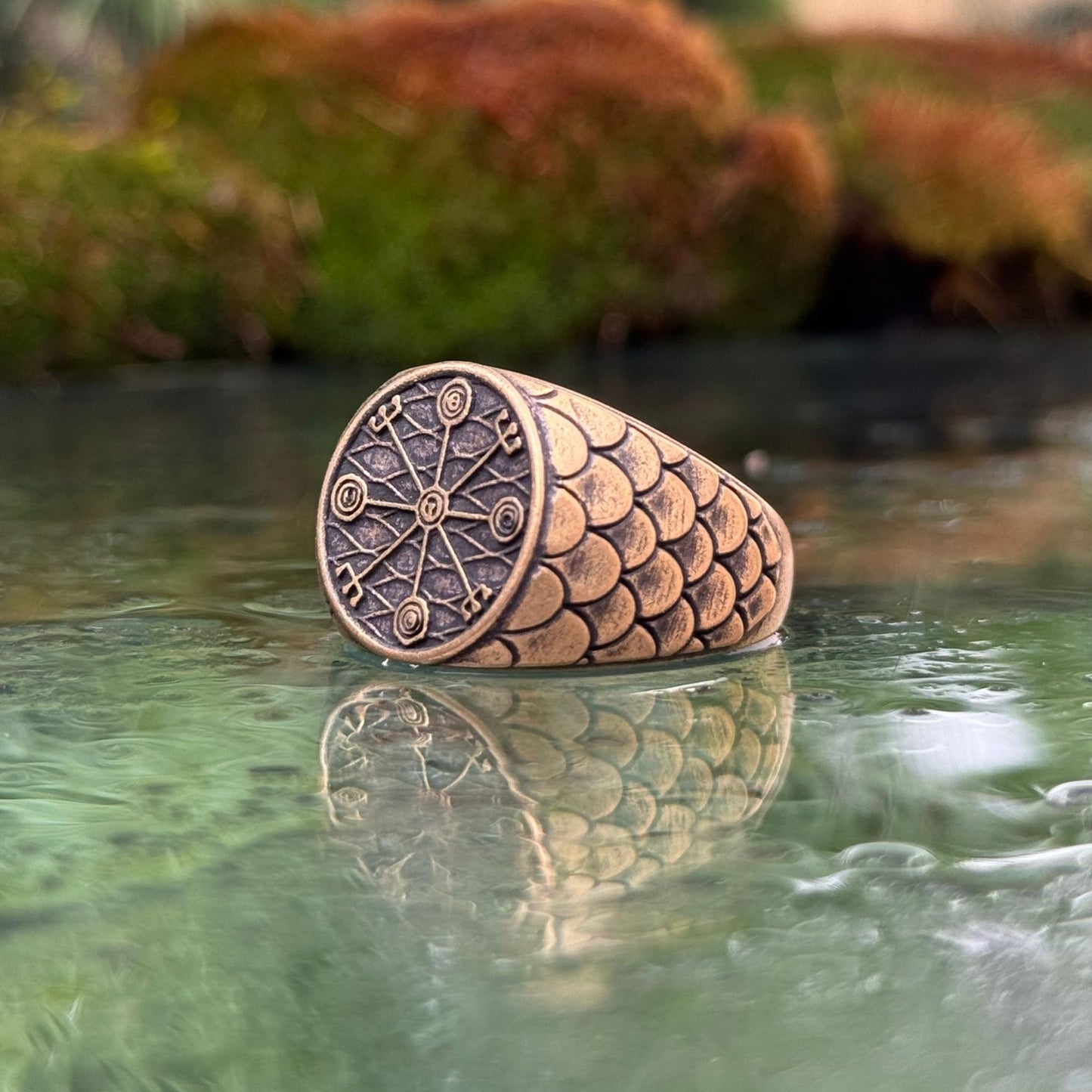 Veidistafur stave ring