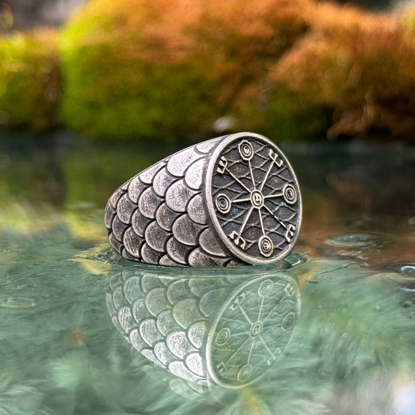 Veidistafur stave ring