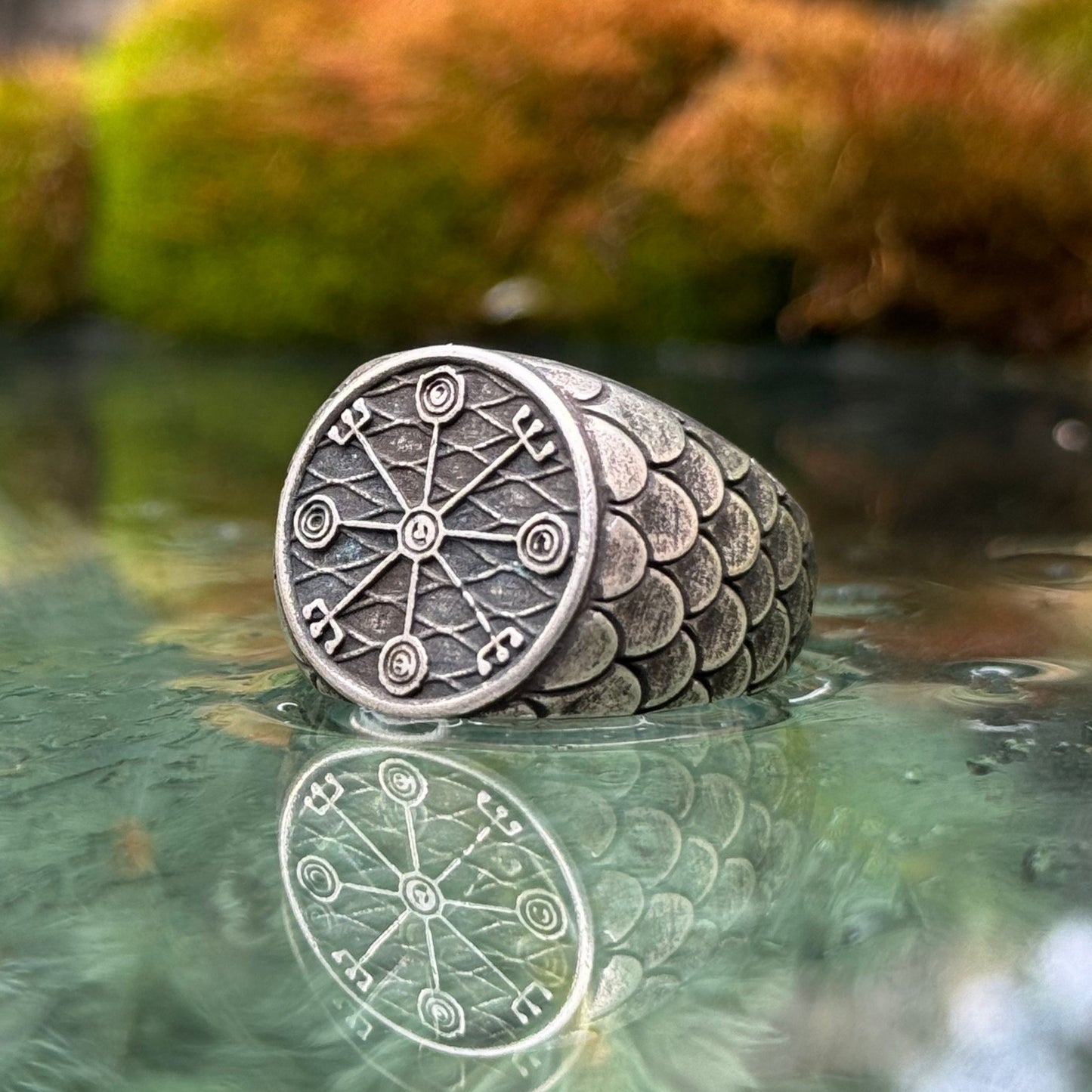 Veidistafur stave ring