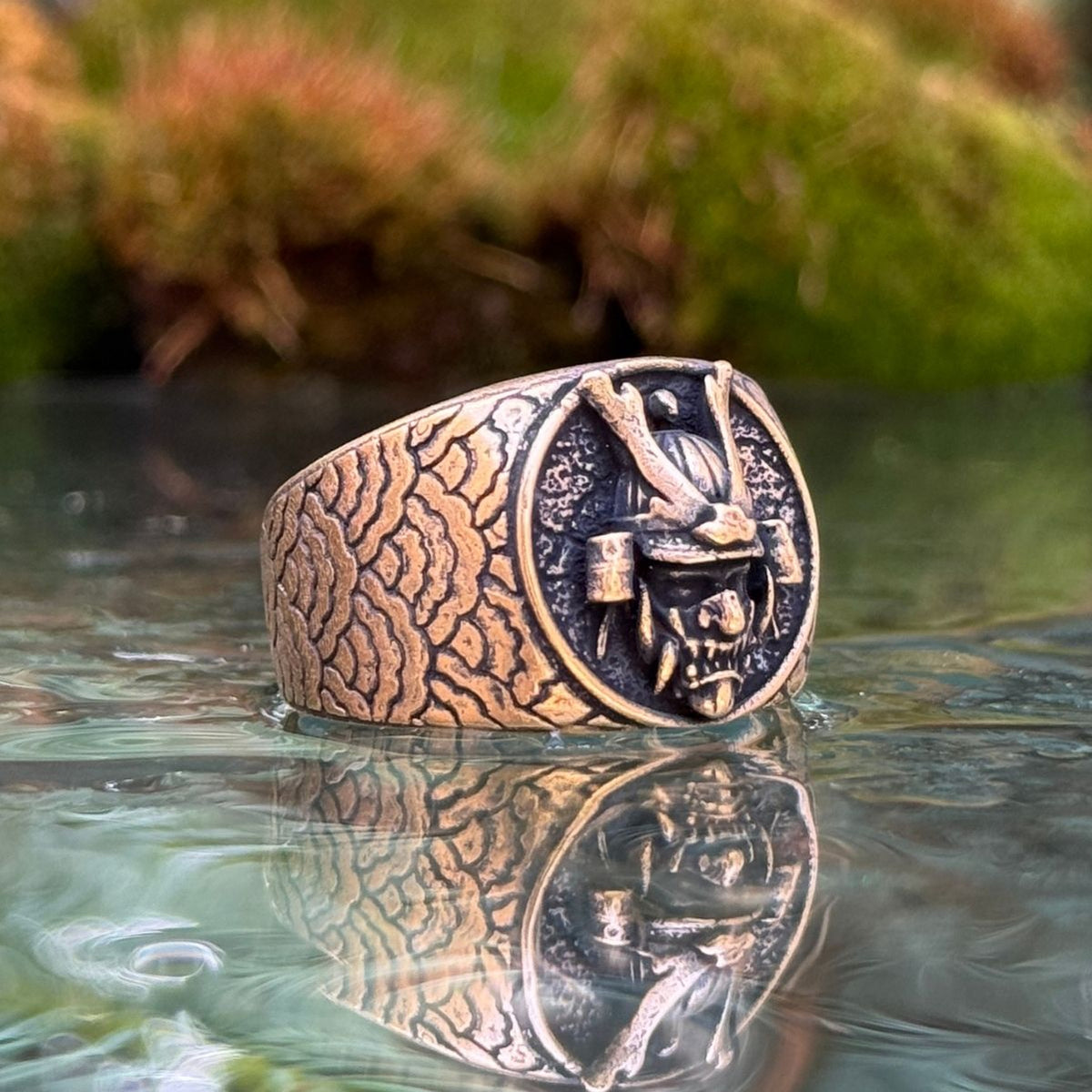 Samurai Kabuto Helmet Ring