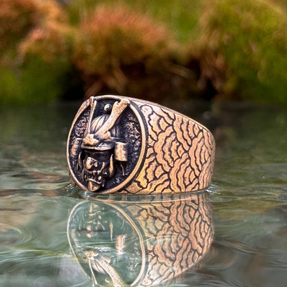 Samurai Kabuto Helmet Ring