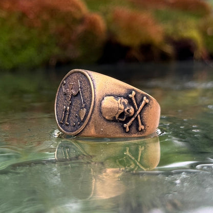 Blackbeard signet ring