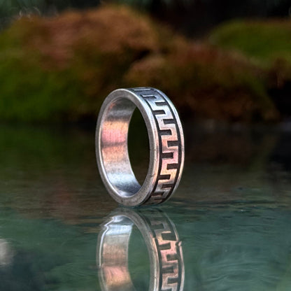 Ancient Greek ornament V2 ring