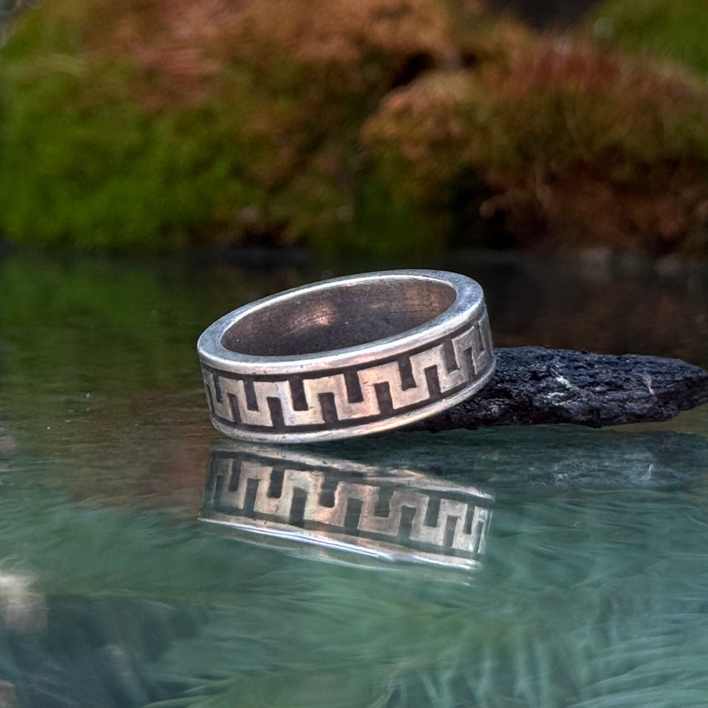 Ancient Greek ornament V2 ring