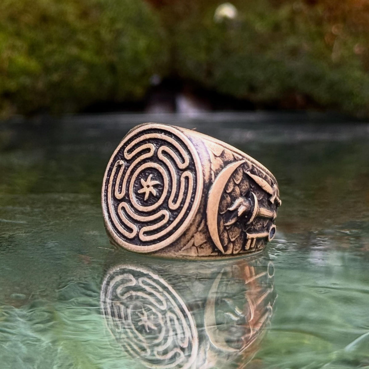 Hecate greek goddess ring