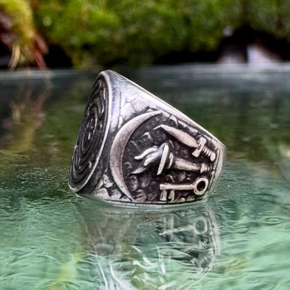 Hecate greek goddess ring