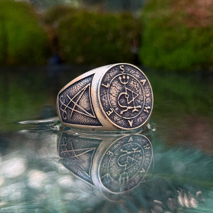 Samael sigil ring