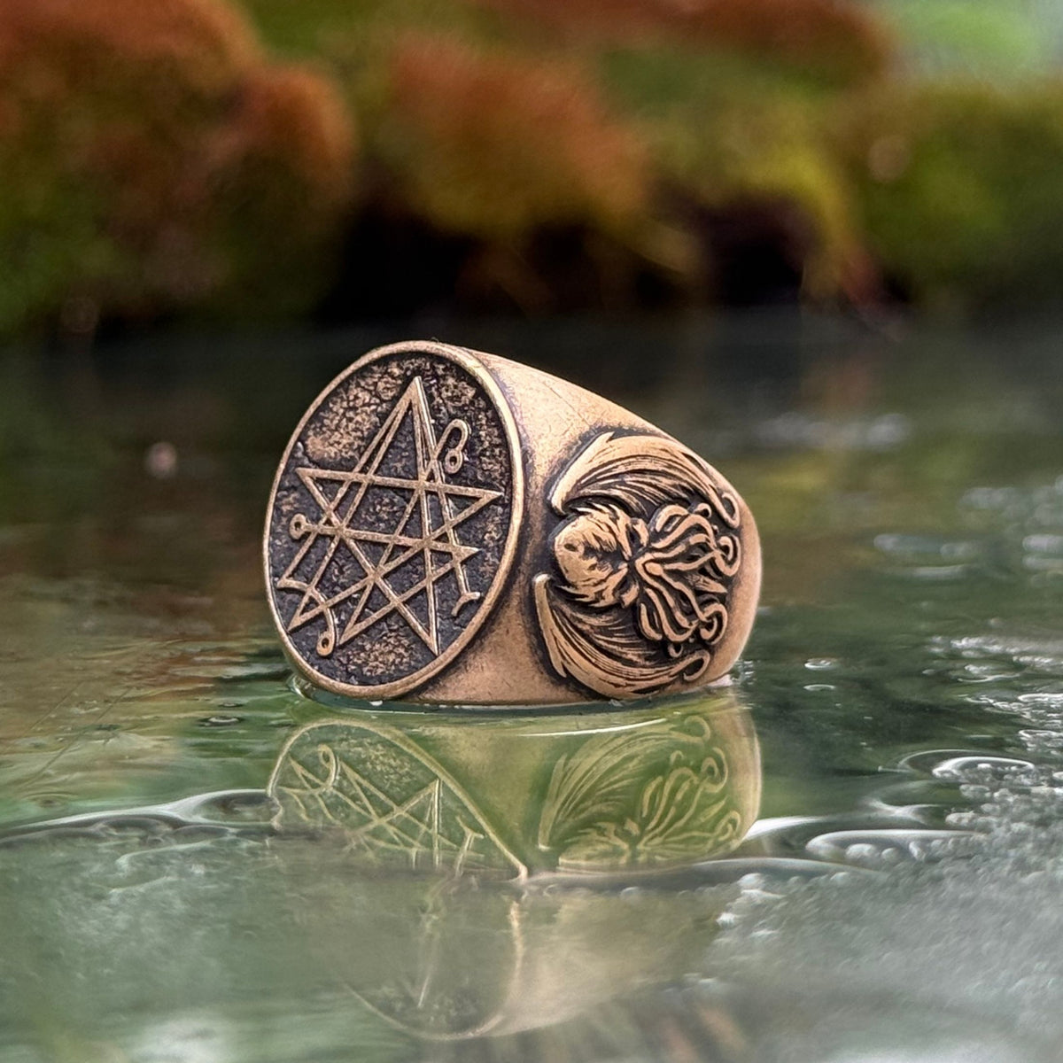 Necronomicon Occult Ring