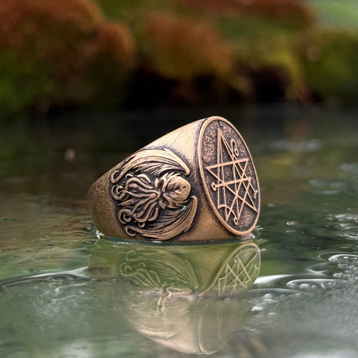 Necronomicon Occult Ring