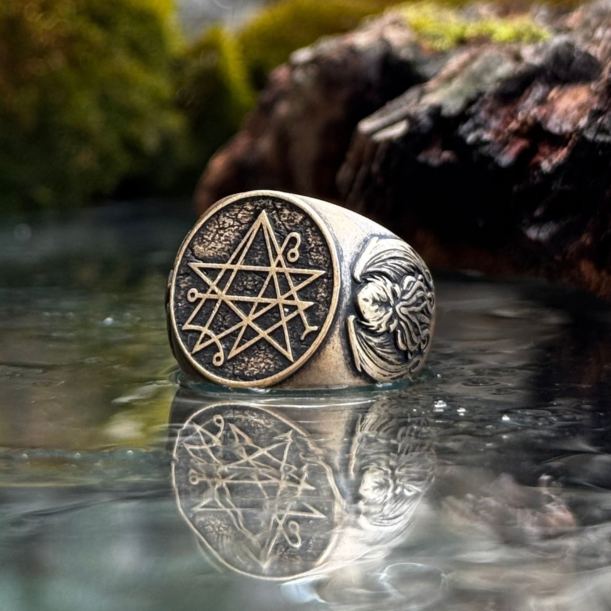 Necronomicon Occult Ring
