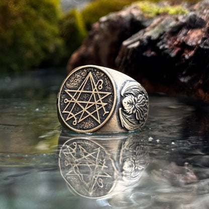 Necronomicon Occult Ring