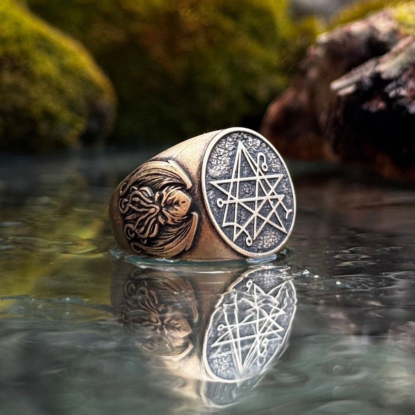 Necronomicon Occult Ring