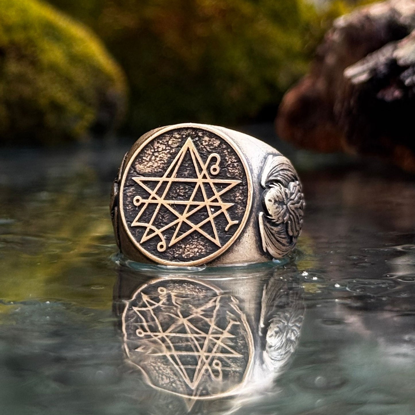 Necronomicon Occult Ring