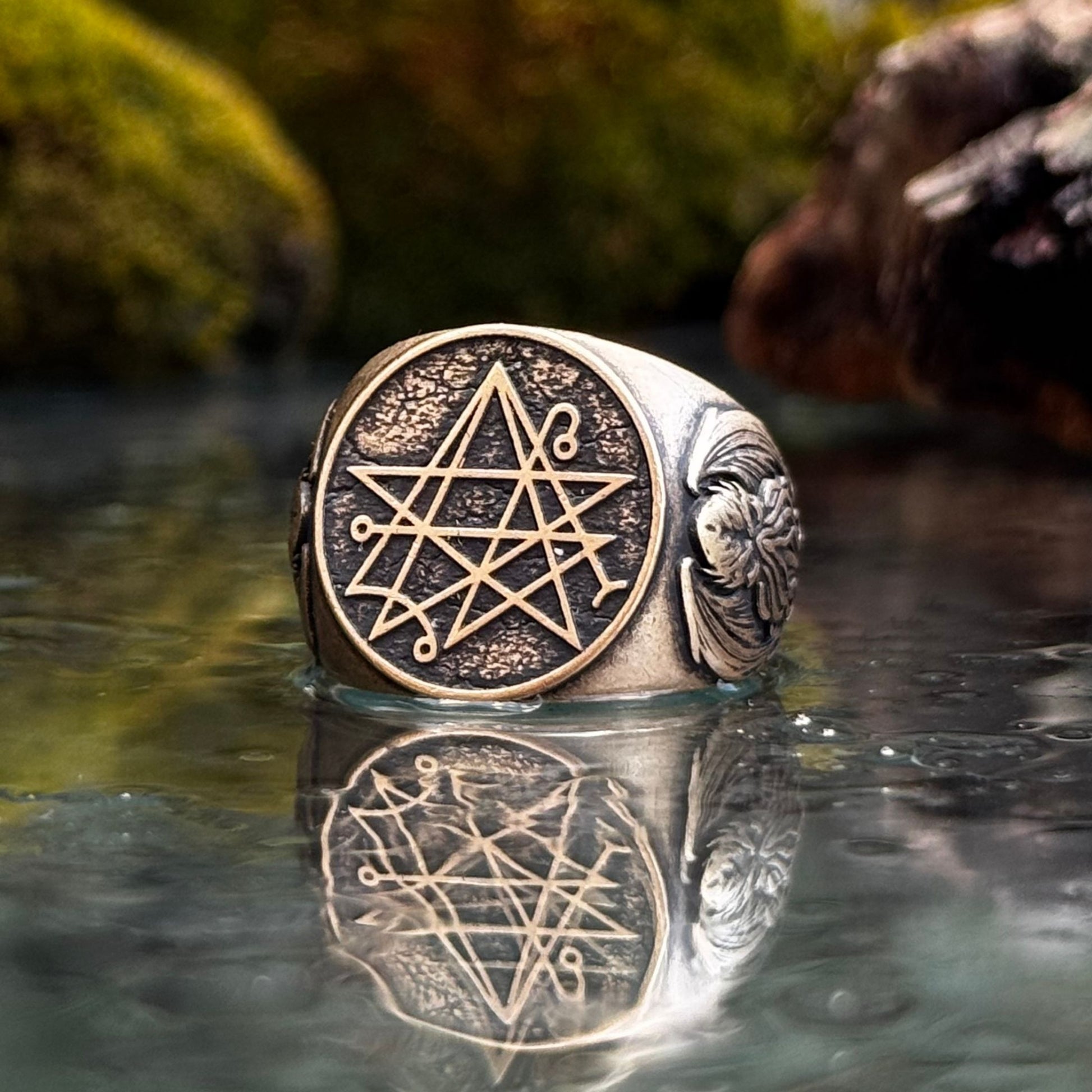 Necronomicon Occult Ring