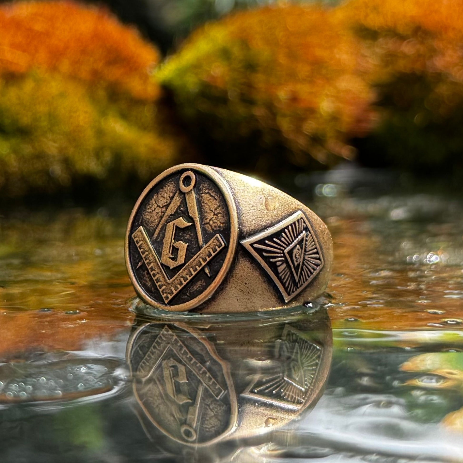 Masonic Eye Ring — Eye of Providence Symbol