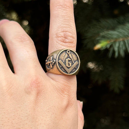 Masonic Eye Ring — Eye of Providence Symbol
