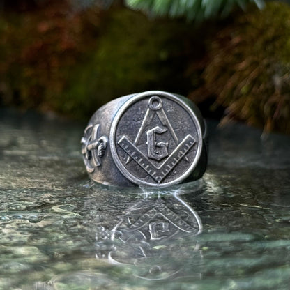 Masonic Eye Ring — Eye of Providence Symbol