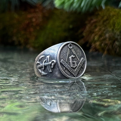 Masonic Eye Ring — Eye of Providence Symbol