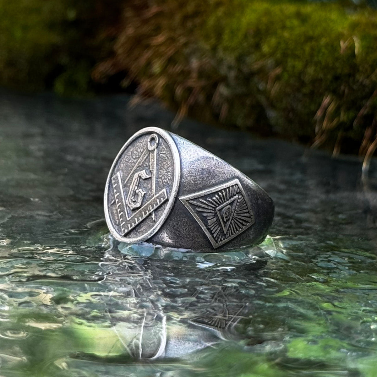 Masonic Eye Ring — Eye of Providence Symbol