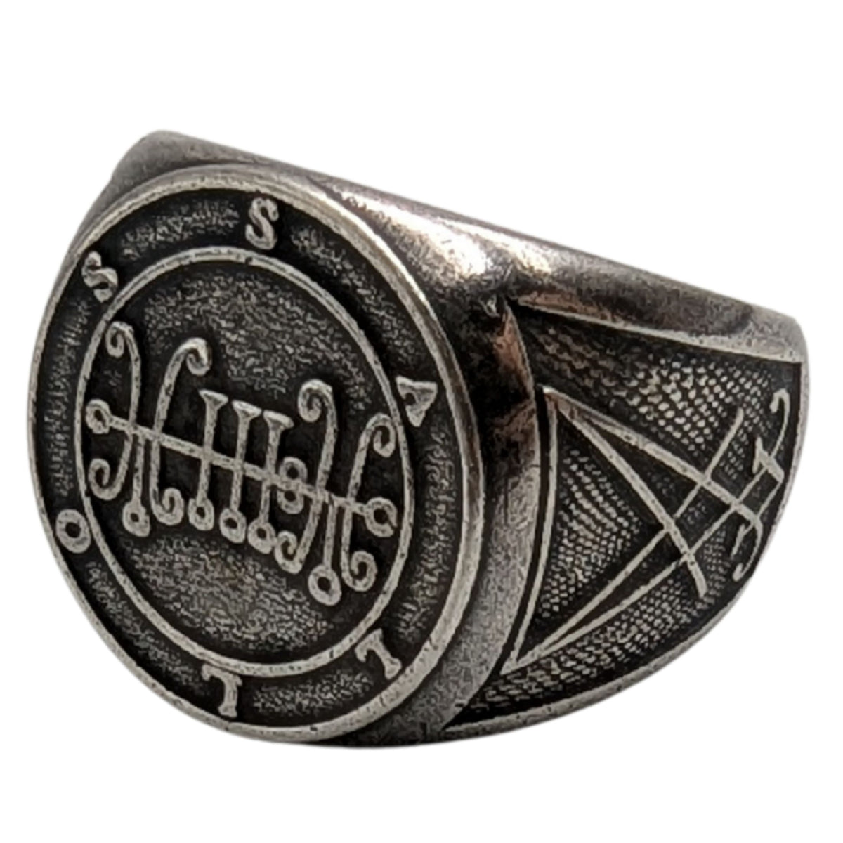 Sallos Sigil Ring 6 US Silver plating