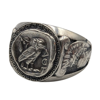 Athena Greek Ring