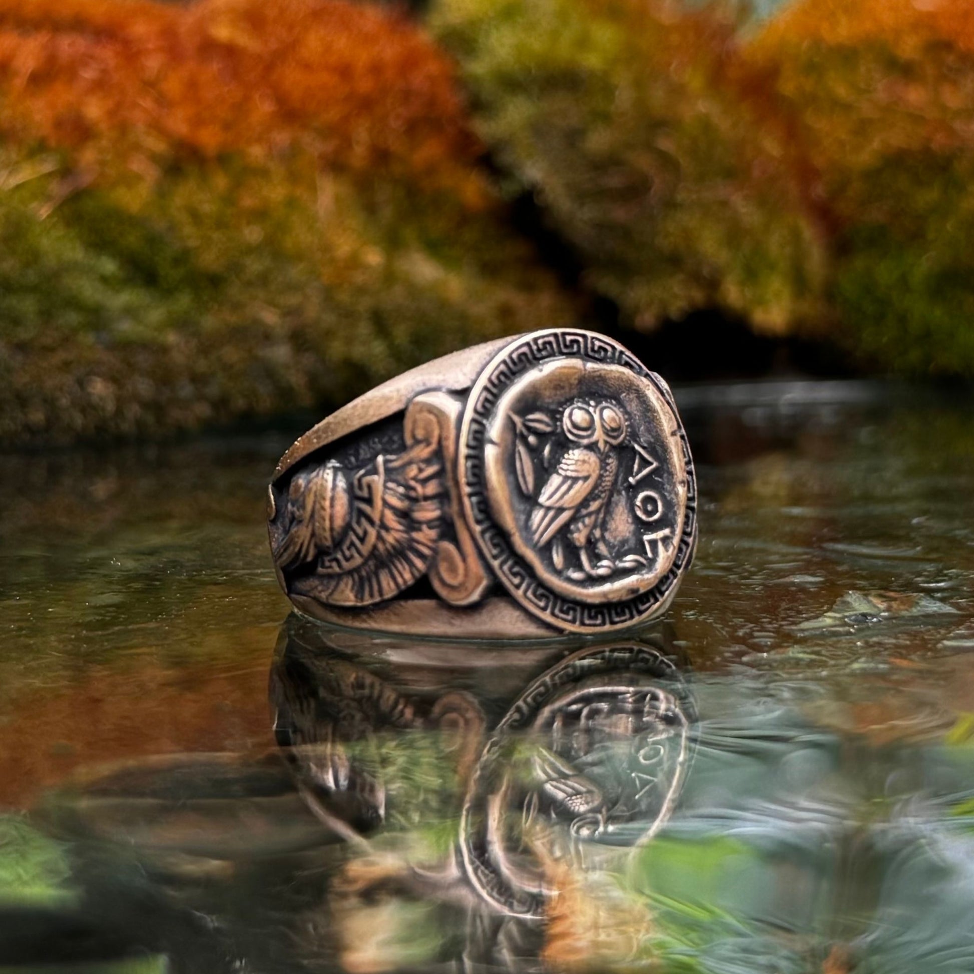 Athena Greek Ring