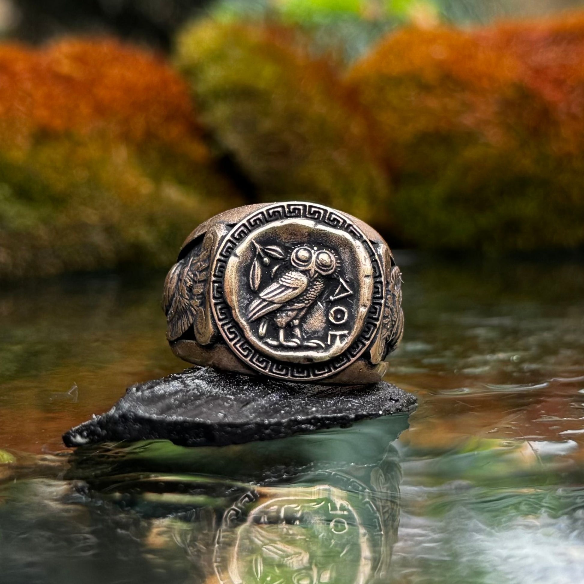 Athena Greek Ring