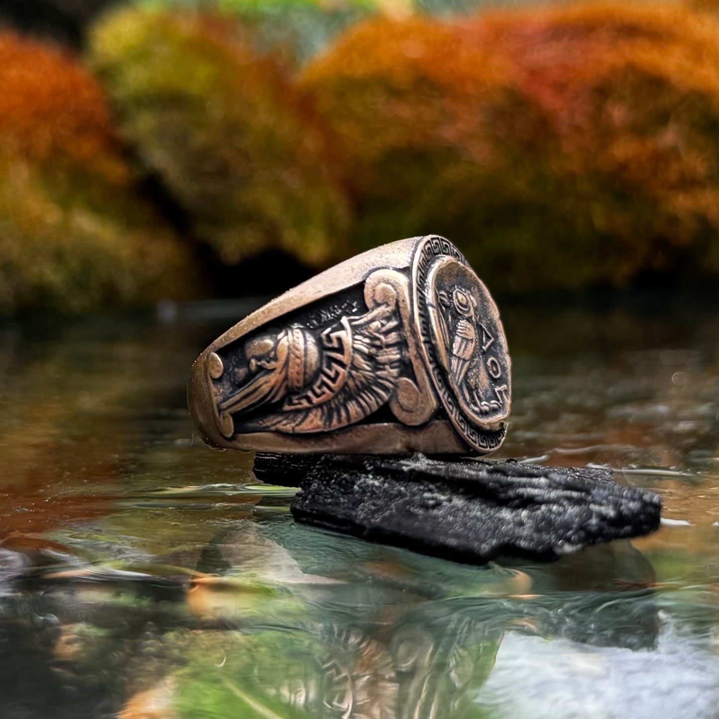 Athena Greek Ring