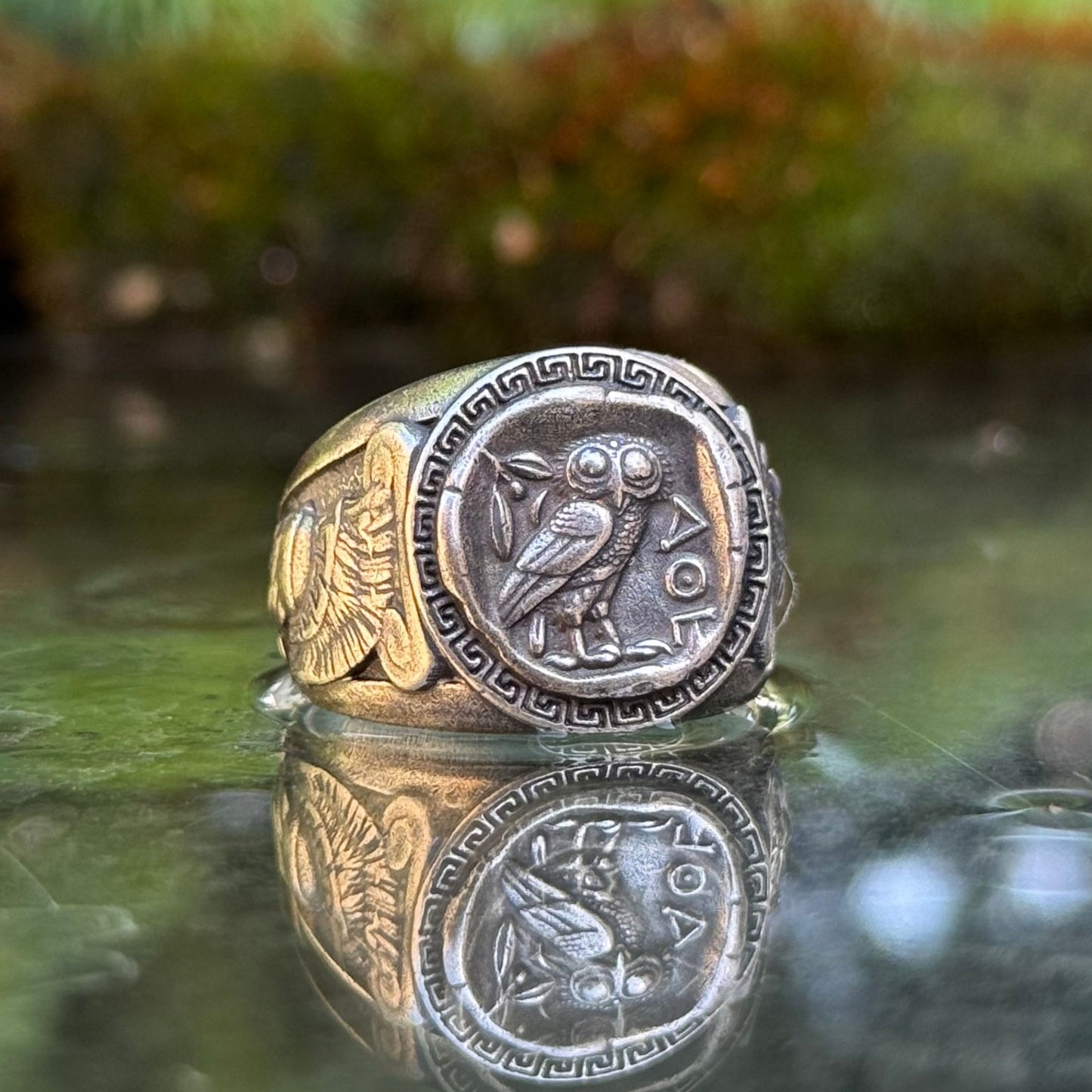 Athena Greek Ring