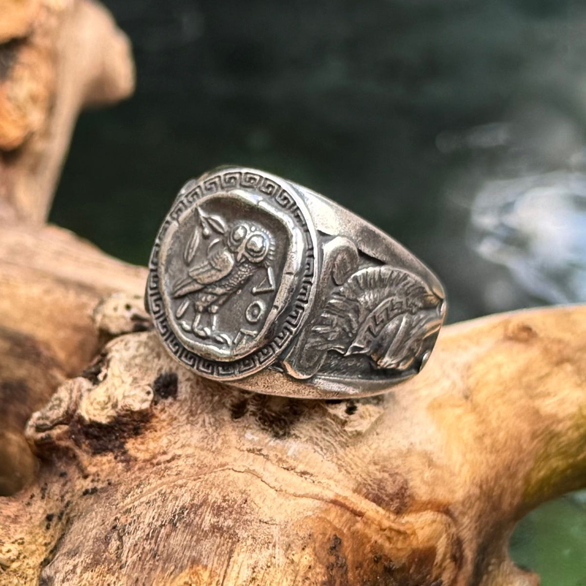 Athena Greek Ring