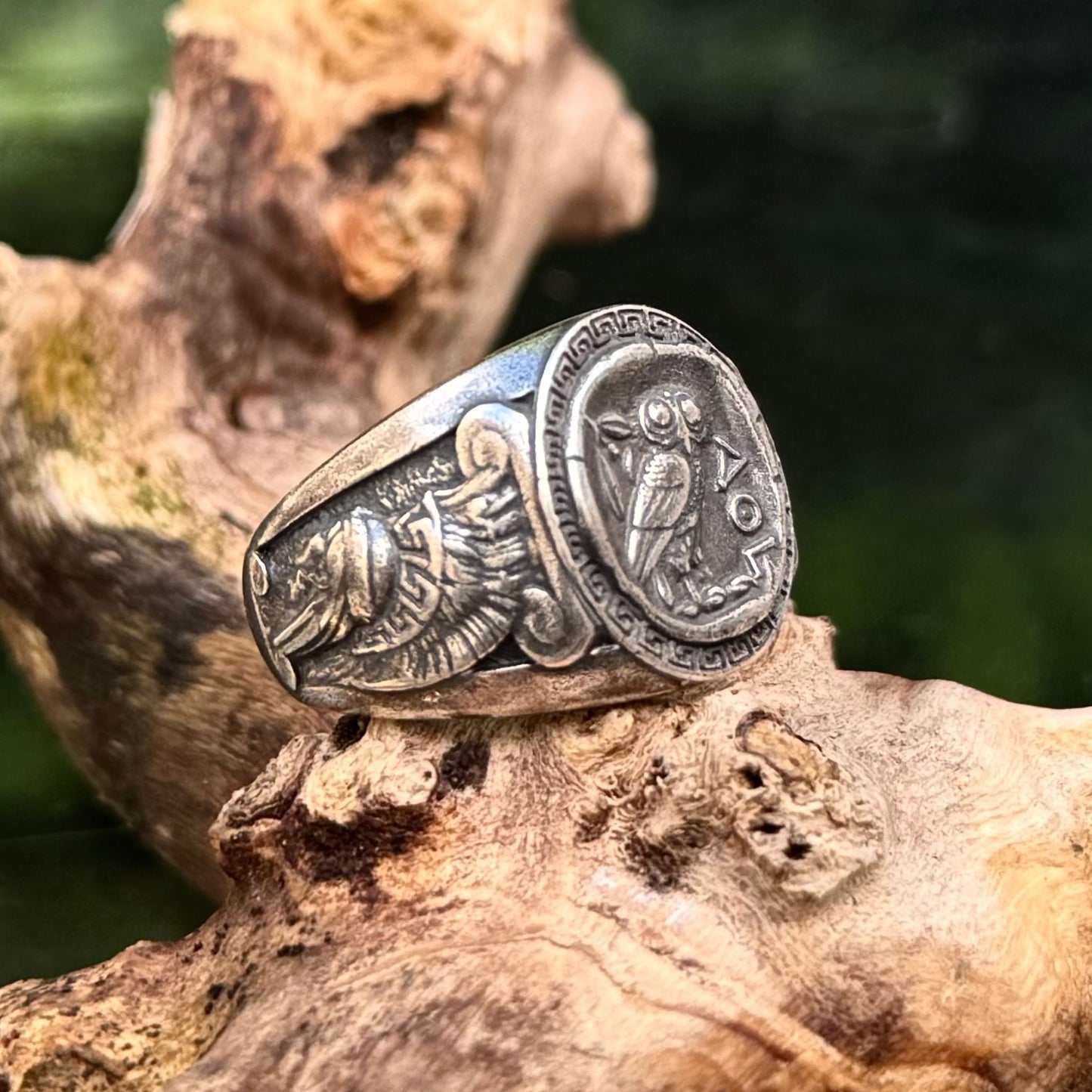 Athena Greek Ring