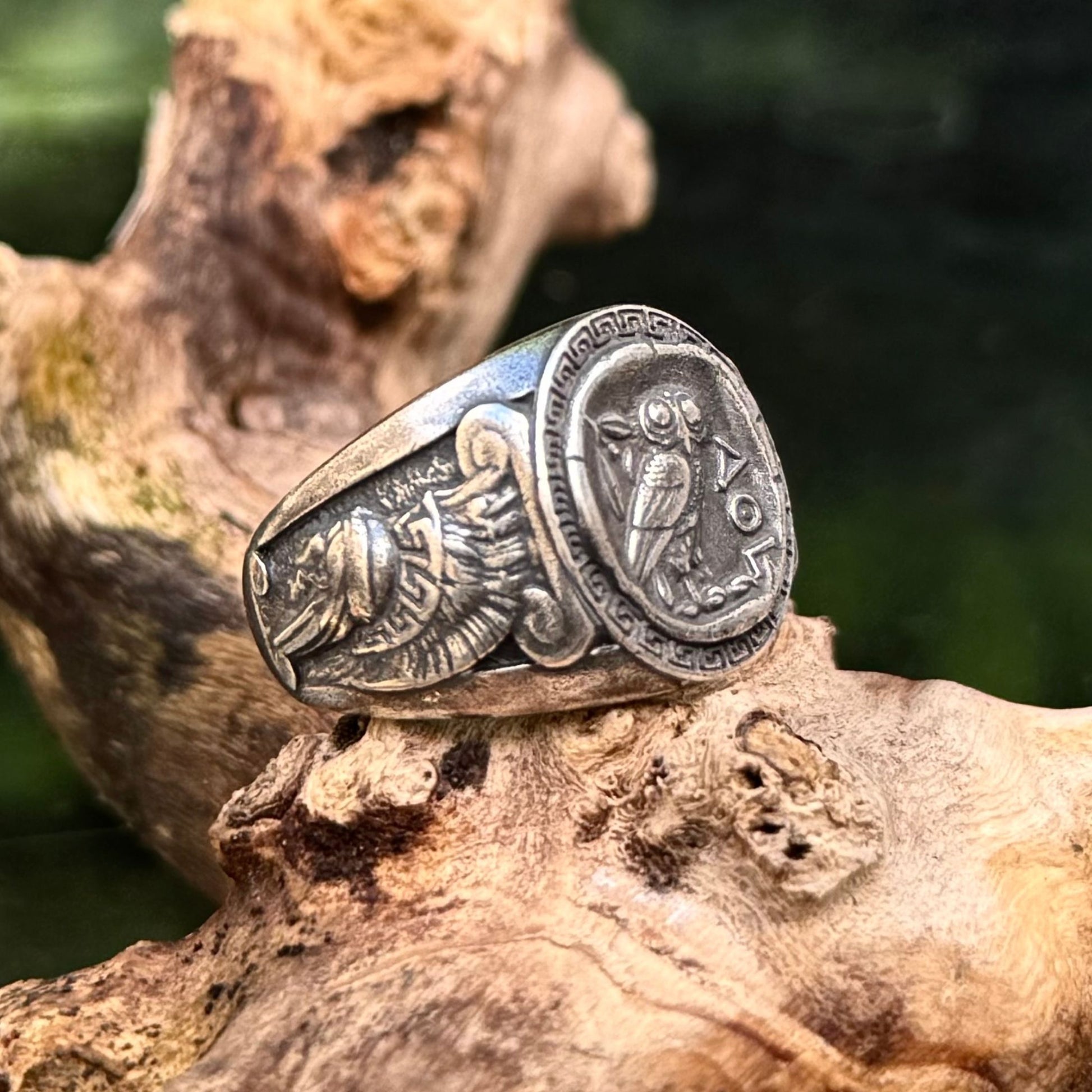 Athena Greek Ring
