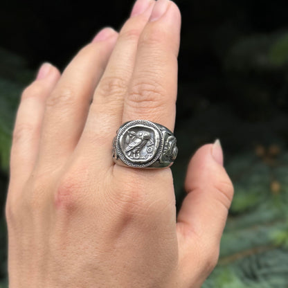 Athena Greek Ring
