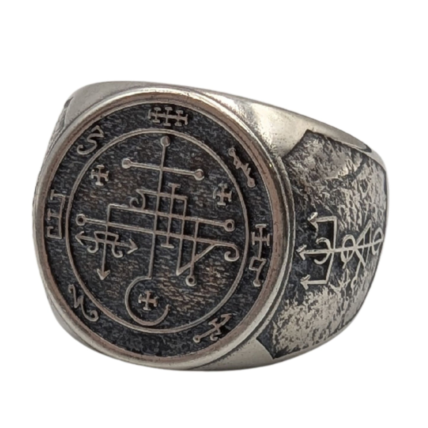 Seal Of Lucifuge Rofocale Ring 6 US Silver 925