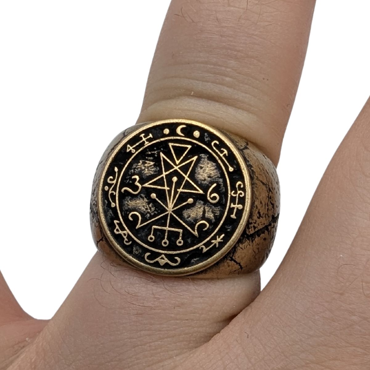 Triple Seal of Lilith Ring