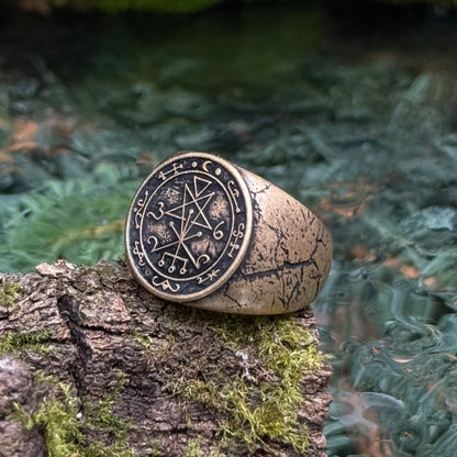 Triple Seal of Lilith Ring