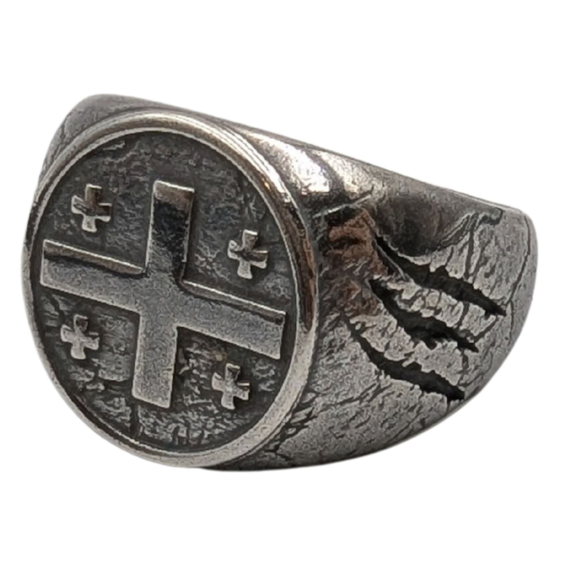 The Flag of Georgia (Sakartvelo) Ring
