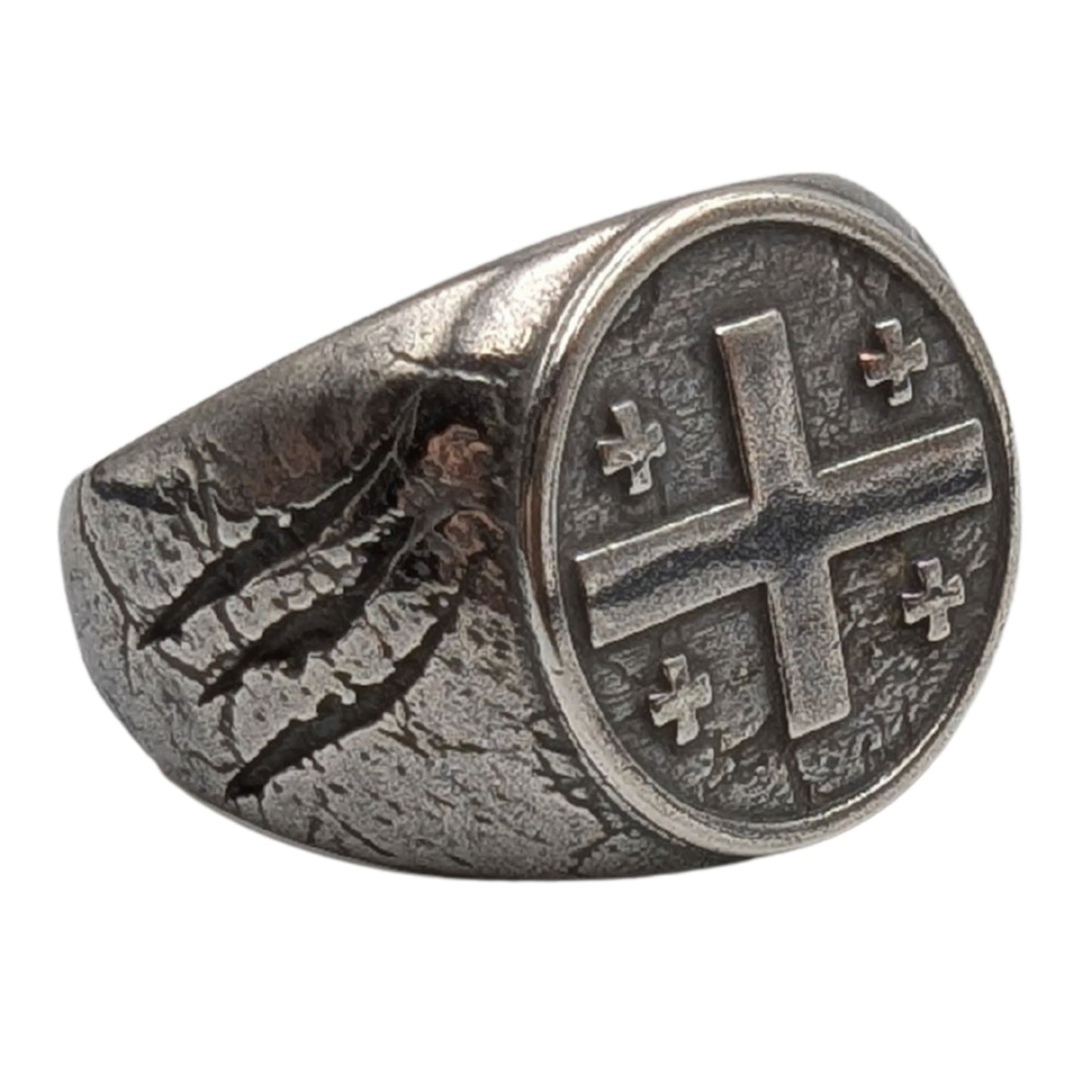 The Flag of Georgia (Sakartvelo) Ring