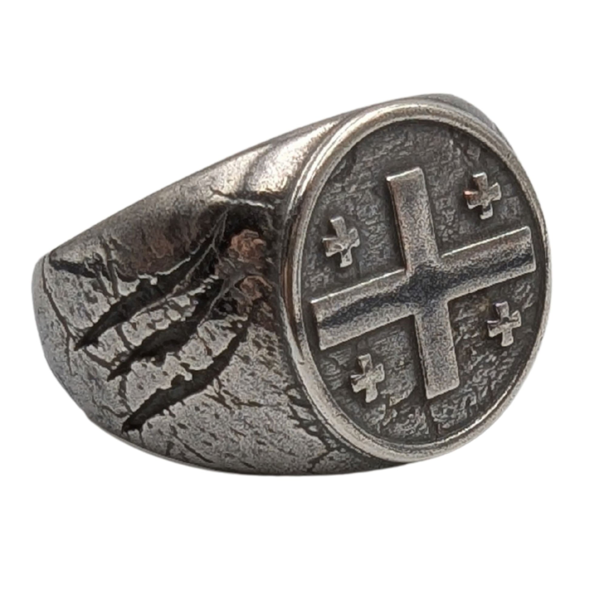 The Flag of Georgia (Sakartvelo) Ring
