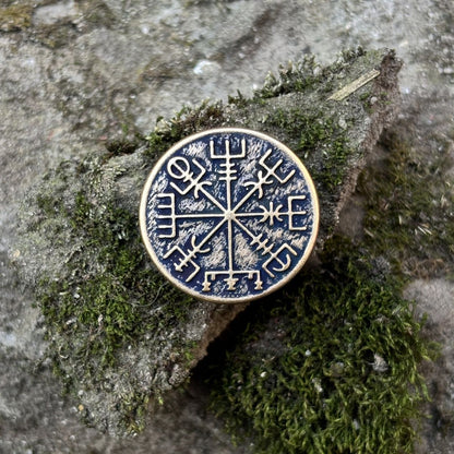 Vegvisir rune paracord bead