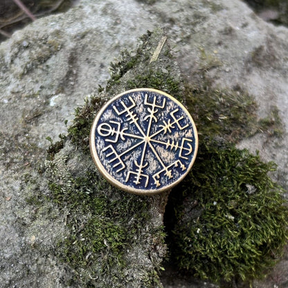 Vegvisir rune paracord bead