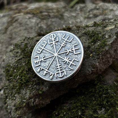 Vegvisir rune paracord bead