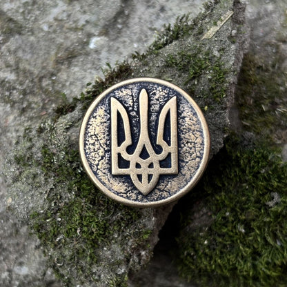 Ukrainian Coat of Arms paracord bead