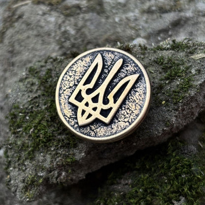 Ukrainian Coat of Arms paracord bead