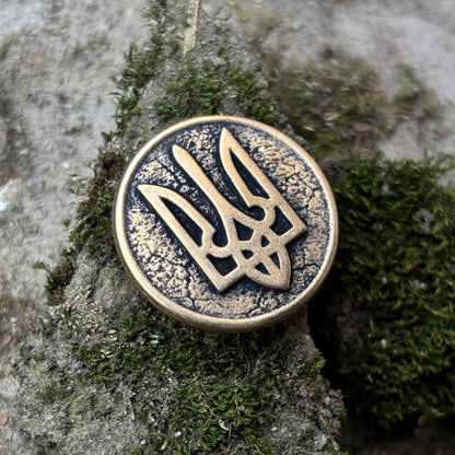 Ukrainian Coat of Arms paracord bead