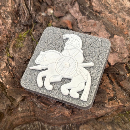 Horseman from Vendel magnet