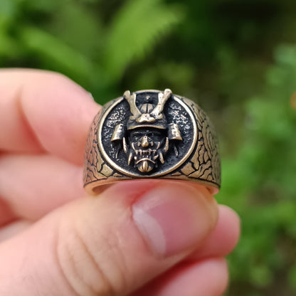 Samurai Kabuto Helmet Ring